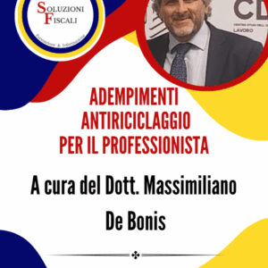 ADEMPIMENTI ANTIRICICLAGGIO PER IL PROFESSIONISTA