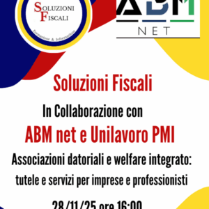 ASSOCIAZIONI DATORIALI E WELFARE INTEGRATO