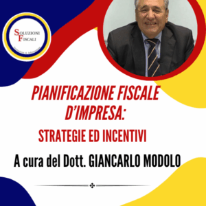 PIANIFICAZIONE FISCALE D'IMPRESA