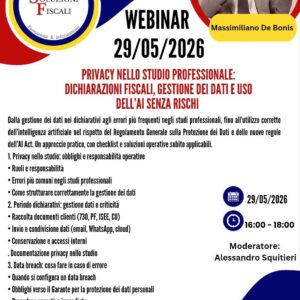 PRIVACY NEGLI STUDI PROFESSIONALI